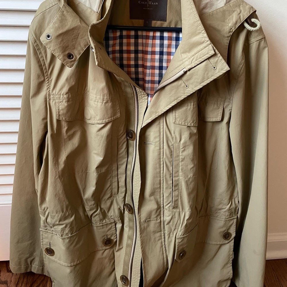 Cole Haan Men’s L Windbreaker / Rain Jacket